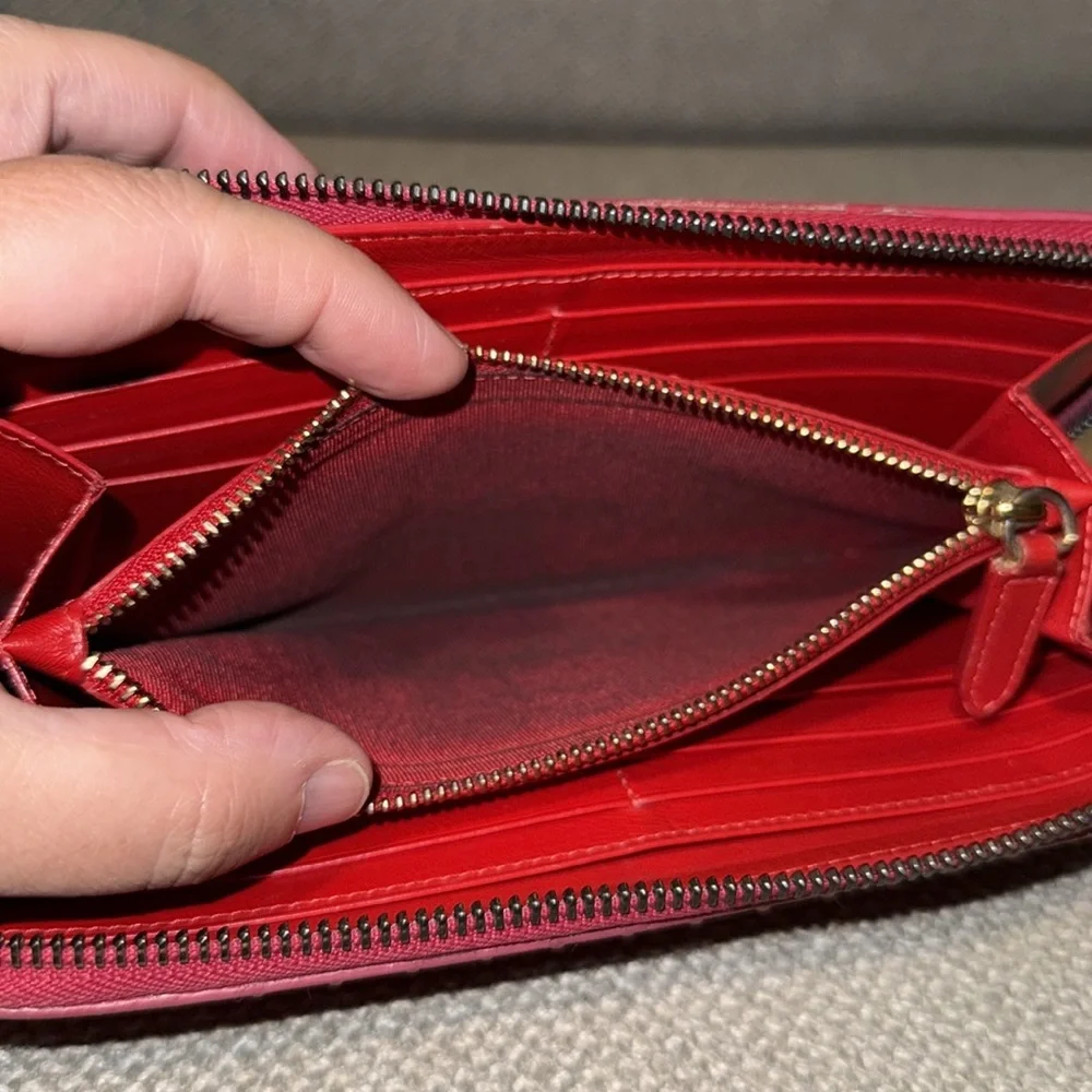 Christian Louboutin Authentic Pink Studded Women's Wallet